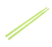 ERINGOGO 2pcs Fluorescent Green 5a Nylon Drumsticks Glow-in-the-dark Percussion Drum Sticks for Professional Drum Set Players and Night Practice Sessions