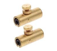 ERINGOGO 2pcs Gold Cello Wolf Tone Suppressors Mute Accessories Easy Install Smooth Surface for Eliminating Wolf Notes Musical Instrument Parts