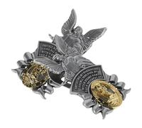 ERINGOGO 2pcs Guardian Angel Car Visor Clips - Religious Visor Accessory for Driving Safety, Catholic Angel Charm for New Drivers, Parents, Family, and Friends Interior Decoration