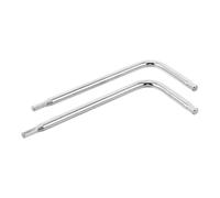 ERINGOGO 2pcs Guitar Adjustment Wrench Silver Double Ended Shape Truss Rod Tool Hex Key Repair for Acoustic Guitar Setup