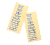 ERINGOGO 2pcs Guitar Fretboard Stickers with Strong Adhesive Easy to Apply and Remove Decorative Inlay Decals for Acoustic Electric and Bass Guitars Durable Self Adhesive Music Accessory