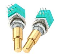 ERINGOGO 2pcs Guitar Potentiometer Replacement for Volume Control Short Split Shaft Audio Pot for Electric Guitar Durable Construction for Sound Quality