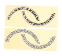 ERINGOGO 2pcs Guitar Sound Hole Rosette Inlay Decals Sticker Decorations for Acoustic Guitar Sound Hole Ring Music Themed Music Decor