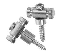 ERINGOGO 2pcs Guitar String Retainer Press for Electric Guitars High Bottom Design Headstock String Buckle Stable Tuning Enhancer Sleek Finish for Improved Performance