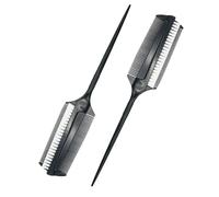 ERINGOGO 2pcs Hair Coloring Brush Set Double-sided Multi-purpose Comb with Plastic Bristles for Hair Treatment Application Suitable for Professional Salon and DIY Hairstyle