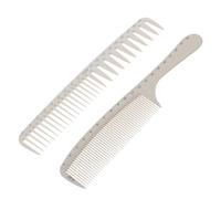 ERINGOGO 2pcs Hair Cutting Combs Scale Ruler Combs for Braiding Hair Styling Tools Wide Fine Teeth Barber