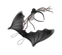 ERINGOGO 2pcs Halloween Bat Wings Wings Vampire Costume Accessories Spiderweb Headband for Cosplay Fancy Dress Party Decorations
