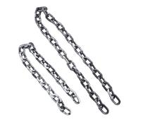 ERINGOGO 2pcs Halloween Fake Chains Prop for Spooky Prison and Pirate Decor High Strength Material with Smooth Finish for Comfortable Wear for Haunted Houses and Cosplay Accessories