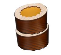 ERINGOGO 2pcs Hamster Bathtub for Small Pets Dual-use Sand Bath and Toilet Container for Dwarf Hamsters Gerbils Mice Compact Small Animal Hideout with Waste Collection and Comfortable