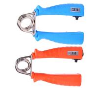 ERINGOGO 2Pcs Hand Gripper Fitness Grip Strength Trainer Arm Wrist Exerciser with Slip Handles for Gym and Daily Strengthening Exercise Random Color