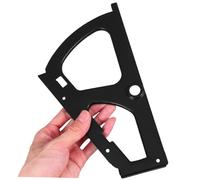 ERINGOGO 2pcs Heavy-Duty Black Flip Hinge Frames for Shoe Concealed Metal Cabinet Hardware with Smooth Operation Easy Assembly Flip Design for Home and Office Shoe Rack Parts
