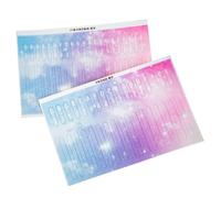 ERINGOGO 2pcs Kalimba Note Stickers for Beginners Scale Decals for Thumb Piano Keys Easy to Install and Remove Teaching Accessory for Learning Note Kalimba