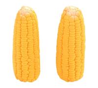 ERINGOGO 2Pcs Latex Dog Toothbrush Simulation Corn Shape Puppy Molar Chew for Boredom Relief and Dental Health Maintenance