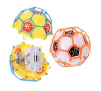 ERINGOGO 2pcs Luminous Jumping Ball for Electric Bouncy Football with Light Effects No Battery Required Fun Coordination Exercise for Party and Outdoor Play Random Color