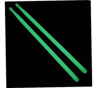 ERINGOGO 2pcs Luminous Nylon Drumsticks 5a Size Fluorescent Green Glow Drum Sticks for Night Practice and Stage Performances, Instrument Accessories for Drummers