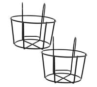 ERINGOGO 2pcs Metal Hay Feeder Racks with Hook for Rabbits Cage Small Animal Feeding Station Keeps Hay Clean and Elevated Suitable for Guinea Pigs Chinchillas