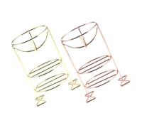 ERINGOGO 2Pcs Metal Makeup Sponge Holder Three Beauty Puff Drying Rack for Women Compact Cosmetic Sponge Storage for Bedroom Bathroom Vanity