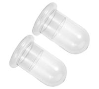 ERINGOGO 2pcs Micro Landscape Bottle with 8mm Hole High Borosilicate Glass Ecological Bottle Not Easy to Break for Office Ornament or Study