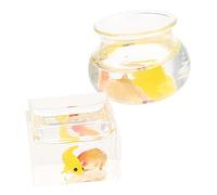 ERINGOGO 2pcs Miniature Fish Tank Ornaments Landscape Decor for Dollhouses and Aquariums for Crafting and Projects Realistic Design for Home Decoration