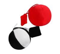 ERINGOGO 2pcs Montessori Sensory Fabric Balls for Boy Girl Soft Plush Textured Clutch Ball for Brain Development Contrast Sensory Stimulation Grasping and Motor Skills Early Educational
