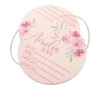 ERINGOGO 2pcs Name Announcement Sign Birth Sign Welcome for Nursery Newborn Shower Decorations Mum