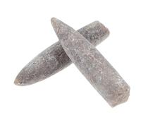 ERINGOGO 2pcs Natural Belemnite Specimens Epifaunal Models for Educational Geology Study and Home Decor Authentic Mineral Teaching Adornment for Paleontology Enthusiasts