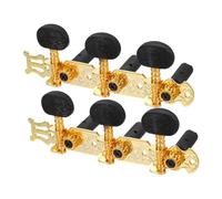 ERINGOGO 2pcs Open Style Acoustic Guitar Tuning Pegs Durable Classical Guitar Parts for Ukulele and Quick Locking Mechanism Compact Lightweight Design Enhanced Sound Control for Music