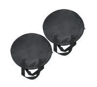 ERINGOGO 2Pcs Oxford Cloth Dumb Drum Bag with Sturdy Handle Compact Portable Drum Pad Storage Case for Musicians the Go