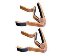 ERINGOGO 2pcs Pattern Guitar Capo Lightweight Musical Instrument Accessory for Acoustic Guitar Ukulele Mandolin Banjo Stable Clamping for Performances and Music Creation