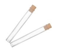 ERINGOGO 2pcs Pet Hair Keepsake Bottles Clear Cat Whiskers Holder Memorial Storage Jars for Dog and Cat Hair Preservation with Secure Seal Transparent Design