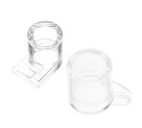 ERINGOGO 2pcs Pet Water Feeder Acrylic Ant Feeding Bowl Lizard Drinking Dispenser for Small Insects Farm Water Bottle Ant Nest