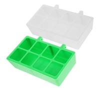 ERINGOGO 2pcs Plastic Bird Feeder Bowl for Parrots and Parakeets with Hanging Installation Suitable for Young Birds Learning to Eat for Home Use