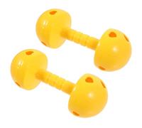 ERINGOGO 2pcs Plastic Dumbbells for Exercising and Gymnastics Lightweight Training Weights for S Physical Development Flexible for Dance and Circus Skills Gift for Parties