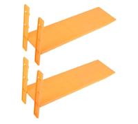 ERINGOGO 2pcs Plastic Inclined Plane with Scale for School Physics Experiments Dual Support Educational Model for Math and Science Learning Elementary Classrooms