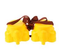 ERINGOGO 2pcs Plastic Walking Stilts: Kids Balancing Toy - Elephant Foot Shaped Stepping Blocks for Playground Coordination Birthday Obstacle Game Party
