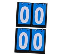 ERINGOGO 2pcs Portable Dual Sided Flip Chart Scoreboard for Basketball Weather Resistant Score Flipper with Quick Instant Score Update Easy to Use Design for Outdoor Sports Competitions and