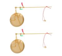 ERINGOGO 2pcs Portable Traditional Chinese Medicinal Materials Scale Compact Handheld Precision Weight for Herbs Cooking Baking Small Business Use