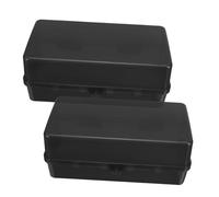 ERINGOGO 2pcs Power Strip Case with Lock Outdoor Electrical Box for Safe Ev Charging Splash and Wear Resistant Junction Box Cover for Power Strip Protection