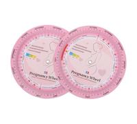 ERINGOGO 2pcs Pregnancy Wheel for Obstetric/GYN - Gestational Age Calculator Due Date Estimation - Rotational Pregnancy Calculator Wheel for Doctors Midwives Nurses and Patients
