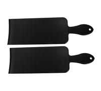 ERINGOGO 2Pcs Professional Large Hair Coloring Board Curved Plastic Hairdressing Tool with Textured and Smooth Sides for Salon and Home Use Comfortable Grip for Freehand Tinting and