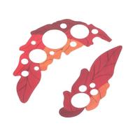 ERINGOGO 2pcs Pvc Guitar Pickguard Protective Scratch Plate for 41-inch Acoustic Folk Guitar Grape Leaf Design Pickguard Scratch Plate Acoustic Parts Accessories