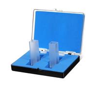 ERINGOGO 2pcs Quartz Cuvette Path Transparent Micro Cuvettes for Spectrophotometer UV Visible Light Analysis Laboratory Use