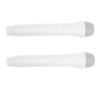 ERINGOGO 2pcs Realistic Handheld Microphone Prop for Boy Girl Fake Boy Girl Microphone Toy for Stage Performance Parties and Pretend Play Safe and Engaging Role Play Accessory