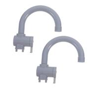 ERINGOGO 2pcs Realistic Plastic Kitchen Sink Faucets for Pretend Play Simulation Accessories for Home and Outdoor Roleplaying Lightweight Pretend Play Kitchen Accessories
