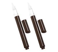 ERINGOGO 2pcs Refillable Lip Gloss and Cuticle Oil Pen with Brush Head -down Applicator for Teeth and Precise Nail Oil Dispensing Compact Cosmetic Container for Women Manicure