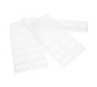 ERINGOGO 2pcs Resin Domino Organizer Mold DIY Epoxy Casting Silicone Tray Mold for Stylish Domino Display Stand Compact Storage Rack for Jewelry and Small Accessories