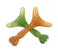ERINGOGO 2pcs Resin Lotus Seed Eye Roller Massage Stick for Facial and Eye Area, Deep Tissue Self Massage Tool with Portable Design for Skincare Treatment