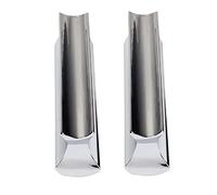 ERINGOGO 2pcs Resistant Metal Guitar Slide Stainless Steel Tone Bars for Electric Acoustic Guitars Professional Finger Slides for Sustain and Neutral Sound Suitable for Guitarists and