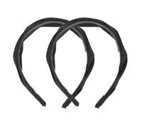 ERINGOGO 2pcs Retro Braided Cross Headband Wide Twisted Hairband for Women Elastic Spiral Headband Hair Accessory