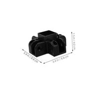 ERINGOGO 2pcs Roof Centre Connector Bracket for Canopy Tent Scratch-resistant Camping Tent Replacement Parts Lightweight Outdoor Awning Support Rod Accessories for Quick Setup
